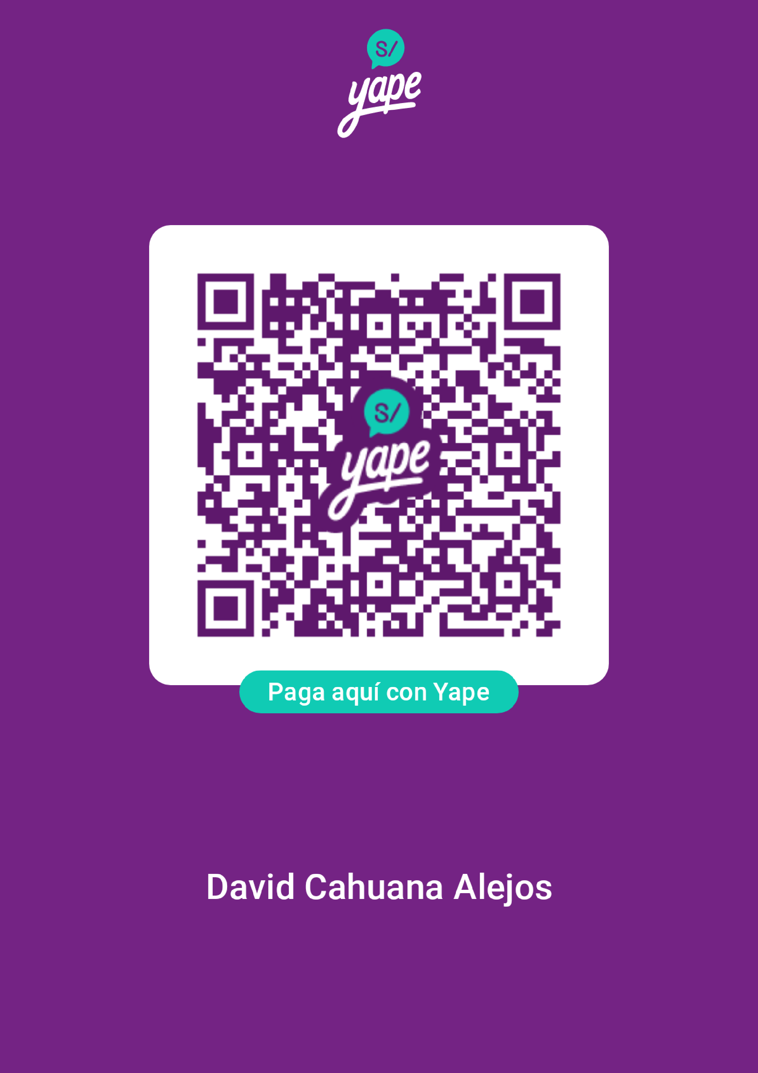 Código QR de Yape para donaciones a Radio Emanuel7